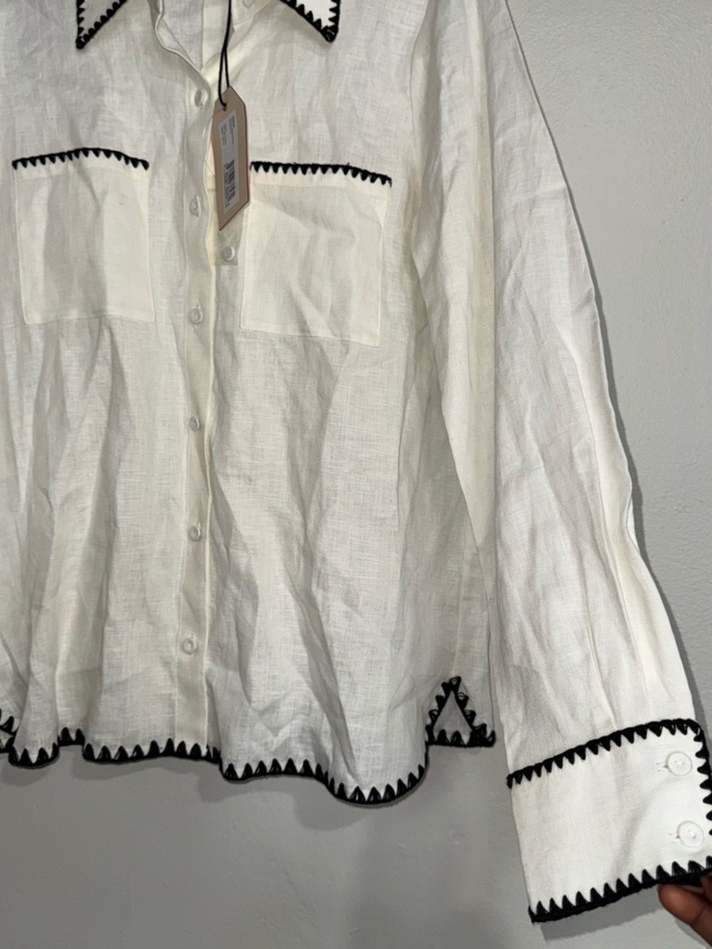 FIGUE Prudence Top Chalk Sz 4 - Picture 9 of 14